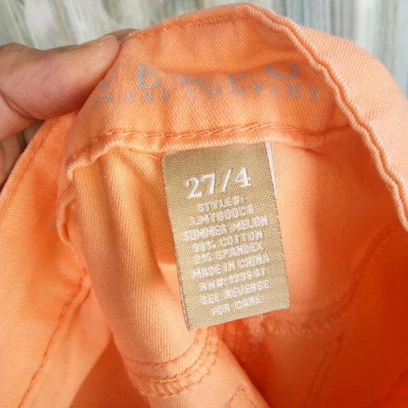 Liverpool Jeans Company Vibrant Orange Capris - Picture 6 of 6